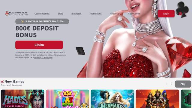 Platinum Play Casino casino screenshot